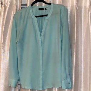 Aqua colored blouse